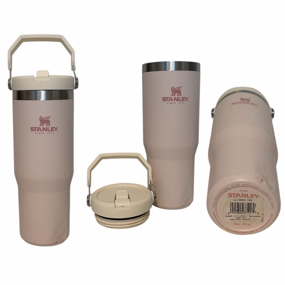 Stanley Pink Blush Insulated Tumbler Flip Straw with Handle 30oz - Picture 11 of 11